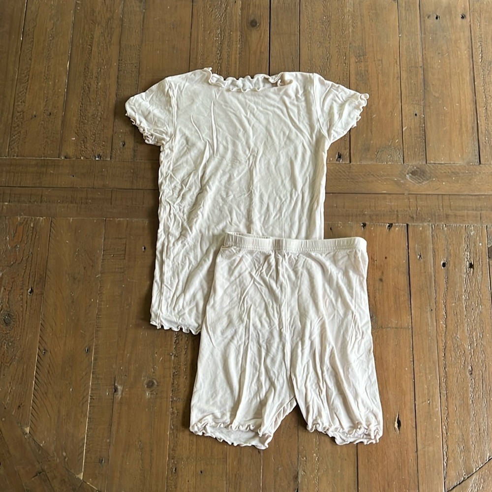 Vaenait baby lettuce trim short pajamas